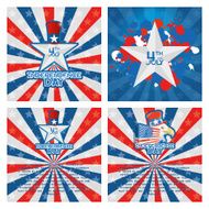 Vector American Independence Day Background