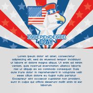 American Independence Day Background Editable N16