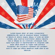 American Independence Day Background Editable N17