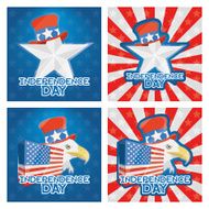 Vector American Independence Day Background N2