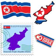 national colours of North Korea