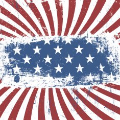 American patriotic vintage background Vector EPS10