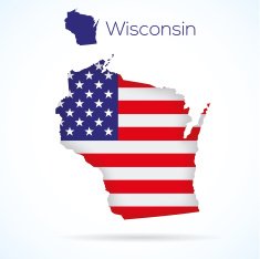 USA state Wisconsin