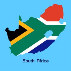 vector map of South Africa N2