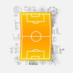Drawing business formulas playing field N8
