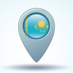 Flag of Kazakhstan vector illustration N5