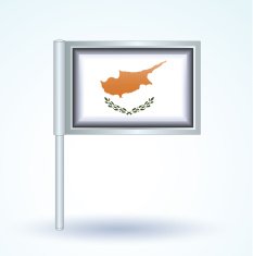 Flag of Cyprus vector illustration N7