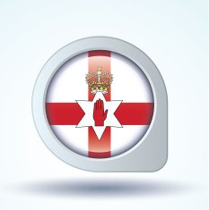 Flag of North Ireland vector illustration N8