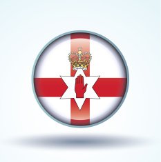 Flag of North Ireland vector illustration N10