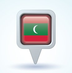 Flag of Maldives vector illustration N5