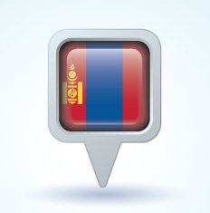 Flag of Mongolia vector illustration N5