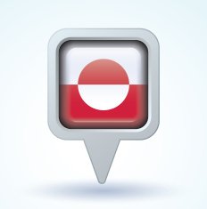 Flag of Greenland vector illustration N5