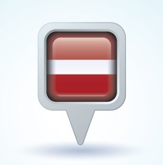 Flag of Latvia vector illustration N6