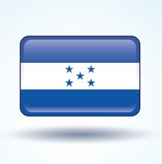 Flag Of Honduras Vector Illustration N7