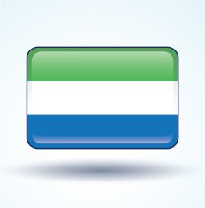 Flag of Sierra Leone vector illustration N5