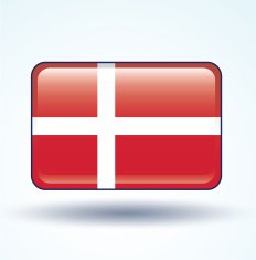 Flag of Denmark vector illustration N5