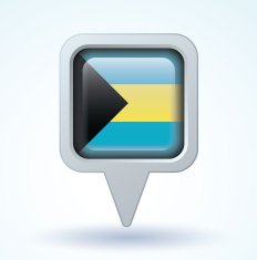Flag of Bahamas vector illustration N5