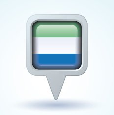 Flag of Sierra Leone vector illustration N6