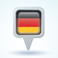 Flag of German vector illustration N2