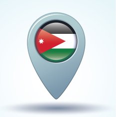 Flag of Jordan vector illustration N6