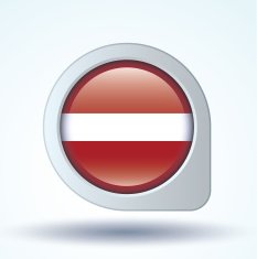 Flag of Latvia vector illustration N7