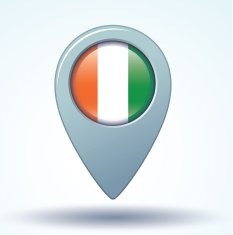 Flag of cote d ivoire vector illustration N6