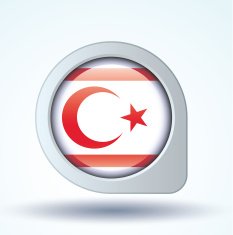 Flag of Northern Cyprus vector illustration N7