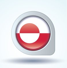 Flag of Greenland vector illustration N8