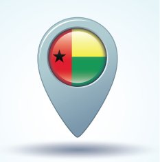 Flag of guinea bissau vector illustration N7
