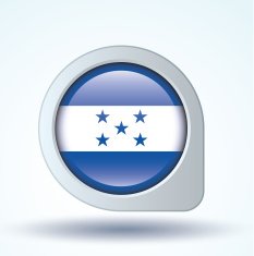 Flag Of Honduras Vector Illustration N8