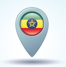 Flag of Ethiopia Vector illustration N8