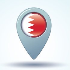 Flag of Bahrain vector illustration N8
