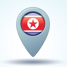 Flag of north korea vector illustration N5