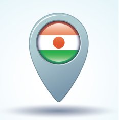 Flag of Republic niger vector illustration N7
