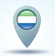 Flag of Sierra Leone vector illustration N8