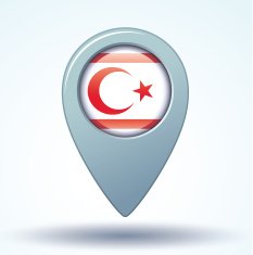 Flag of Northern Cyprus vector illustration N8