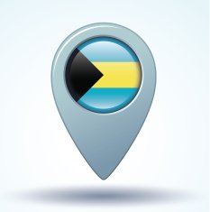 Flag of Bahamas vector illustration N7
