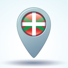 Flag of Basque country vector illustration N7