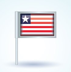 Flag of Liberia vector illustration N9