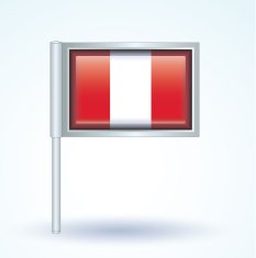 Flag of Peru vector illustration N7