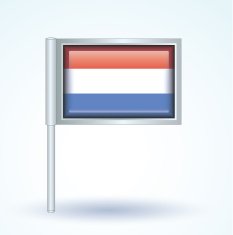 Flag of Luxembourg vector illustration N8