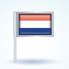 Flag of netherlands vector illustration N9