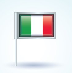 Flag of Italy vector illustration N8