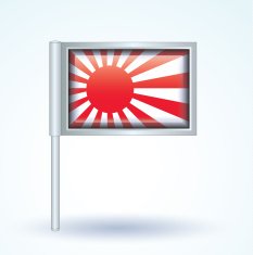 Flag of Japan imperial vector illustration N9
