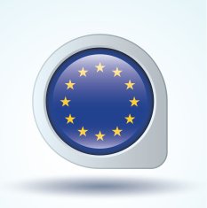 Flag of European union vector illustration N6