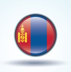 Flag of Mongolia vector illustration N10