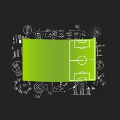 Drawing business formulas playing field N10