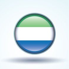 Flag of Sierra Leone vector illustration N10