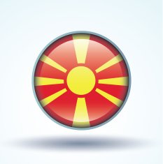 Flag of Macedonia vector illustration N10