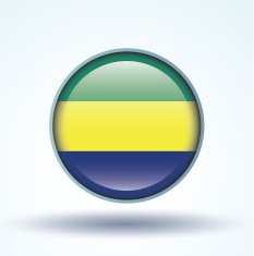 Flag of Gabon vector illustration N9